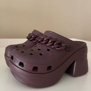 Crocs platform heel